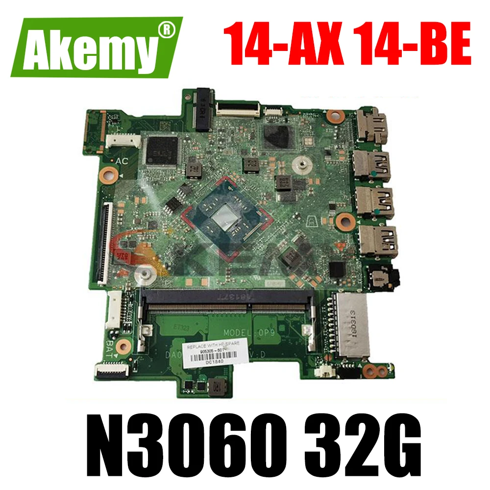 For HP Stream Laptop 14-AX 14-BE 14T-AX Laptop motherboard 905305-601 905305-501 DA0P9MB16D0 With N3060 32GeMMC
For HP Stream Laptop 14-AX 14-BE 14T-AX Laptop motherboard 905305-601 905305-501 DA0P9MB16D0 With N3060 32GeMMC