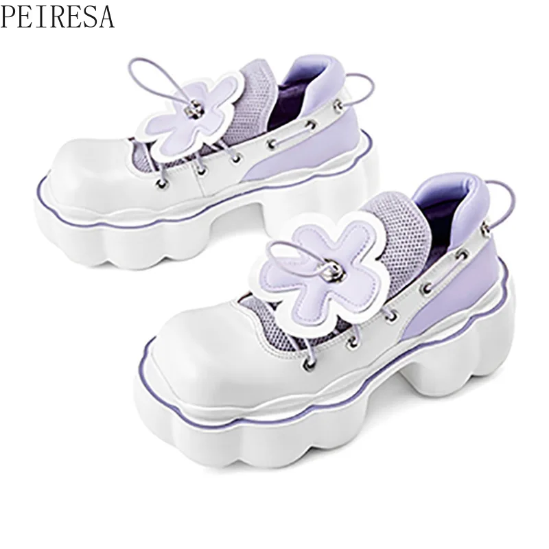2022 New Retro Flower Thick Bottom Loafers Women's Sponge Cake Cloud Bottom Single Shoes Round Toe Small Leather Shoes
2022 New Retro Flower Thick Bottom Loafers Women's Sponge Cake Cloud Bottom Single Shoes Round Toe Small Leather Shoes