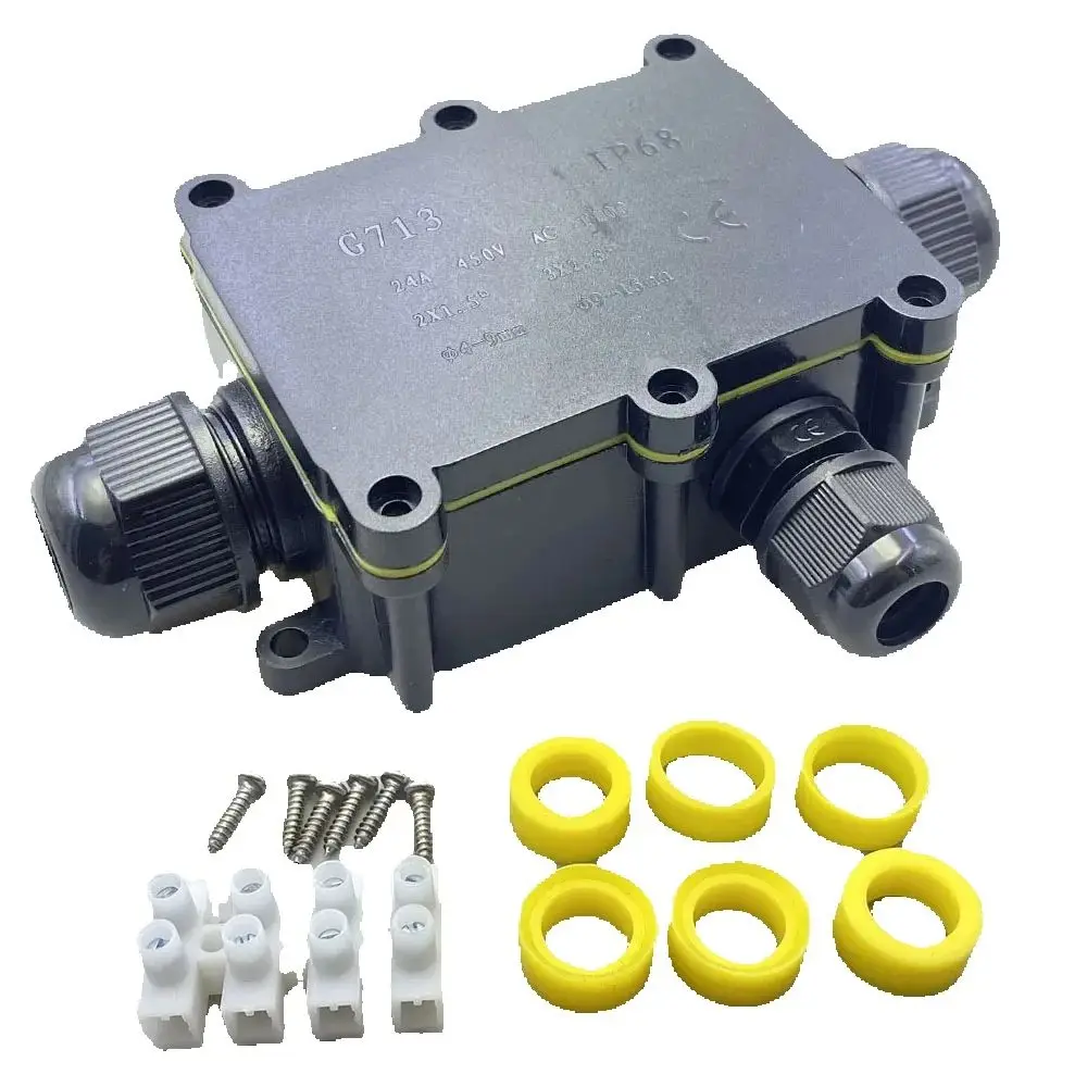 HBXINTAO Водонепроницаемая распределительная коробка 2/3/4/5/6-контактная поликарбонат
HBXINTAO Водонепроницаемая распределительная коробка 2/3/4/5/6-контактная поликарбонат