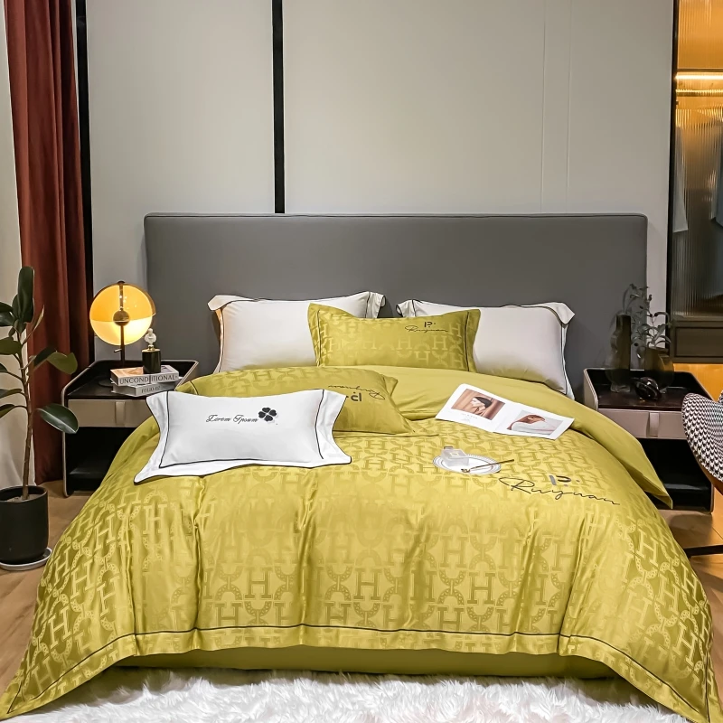 Jacquard Bedding set High quality Cotton Bed sets soft duvet cover flat/fitted bed sheet pillowcases elasticated bedsheet
Jacquard Bedding set High quality Cotton Bed sets soft duvet cover flat/fitted bed sheet pillowcases elasticated bedsheet