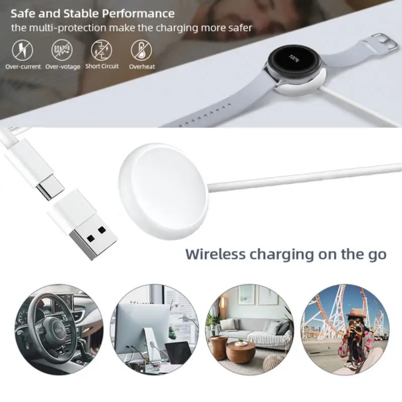 Зарядная док-станция для умных часов с разъемом USB Type-C 
Зарядная док-станция для умных часов с разъемом USB Type-C