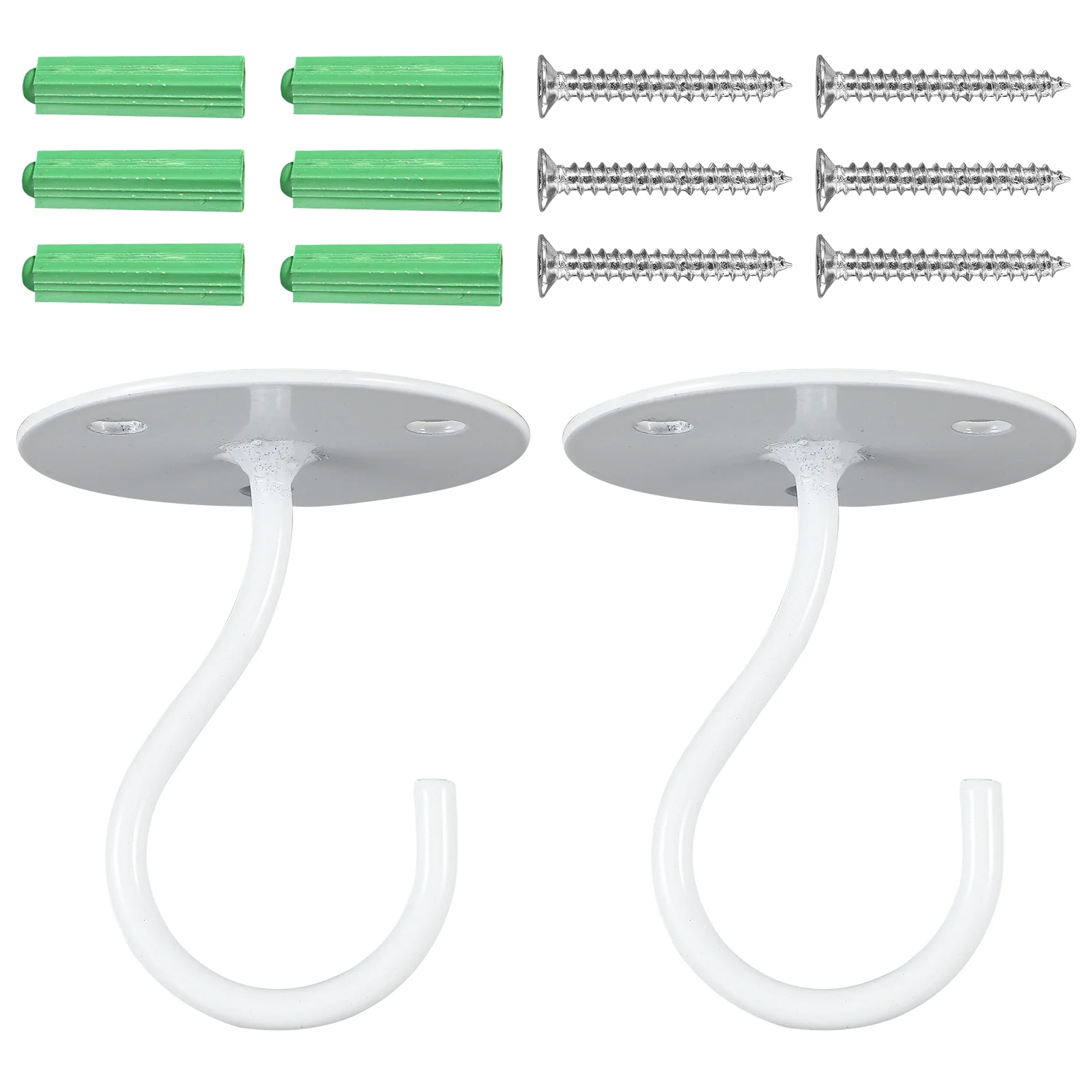 2 Pcs Overhead Hooks Flower Basket Brackets Hanging Bracket Wall Hanging Hooks Single Prong Hooks
2 Pcs Overhead Hooks Flower Basket Brackets Hanging Bracket Wall Hanging Hooks Single Prong Hooks