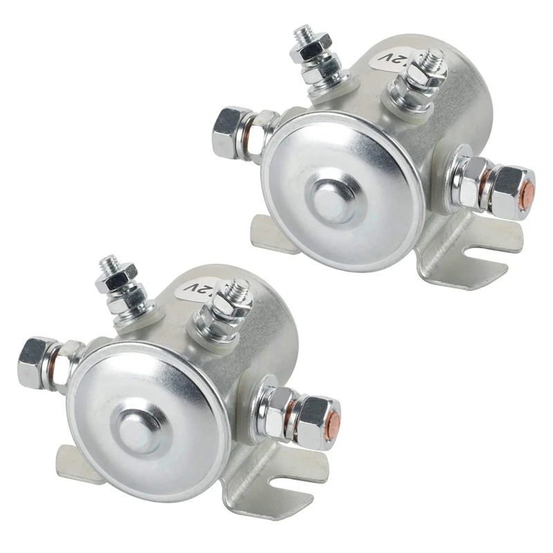 2X Max 300A Continuous Duty Solenoid Relay 12V DC Starter Solenoid For Golf Carts,Winch ,Marine In Rush 
2X Max 300A Continuous Duty Solenoid Relay 12V DC Starter Solenoid For Golf Carts,Winch ,Marine In Rush