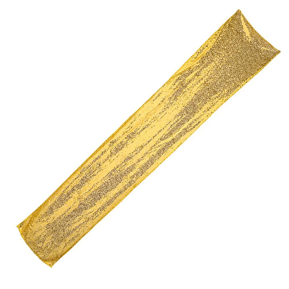 Brand New Table Runner Desktop Decoration 160*30cm Cloth Gold High Quality Sequins Yellow Christmas Decoration
Brand New Table Runner Desktop Decoration 160*30cm Cloth Gold High Quality Sequins Yellow Christmas Decoration