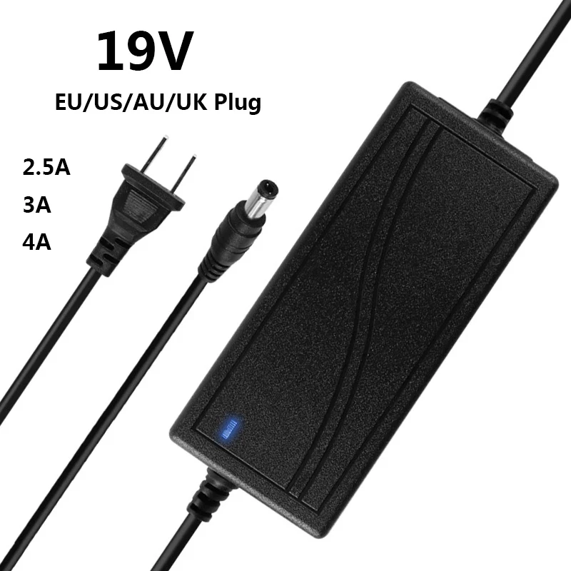 19V 2.5A 3A 4A AC DC Power Adapter Supply Adaptor Universal Adaptador 19 V Volt 5.5x2.5mm 5.5x2.1mm Switching EU US AU UK Plug
19V 2.5A 3A 4A AC DC Power Adapter Supply Adaptor Universal Adaptador 19 V Volt 5.5x2.5mm 5.5x2.1mm Switching EU US AU UK Plug