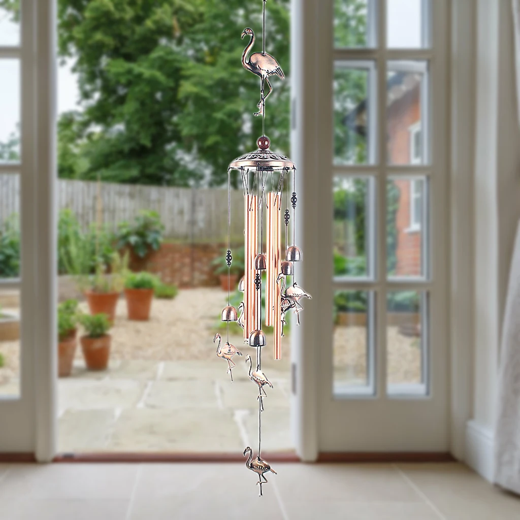 Wind Chimes for Outside, Flamingo Deep with Metal Tubes & Hanging Hook for Garden Patio Porch Yard Memorial Wind Bell
Wind Chimes for Outside, Flamingo Deep with Metal Tubes & Hanging Hook for Garden Patio Porch Yard Memorial Wind Bell