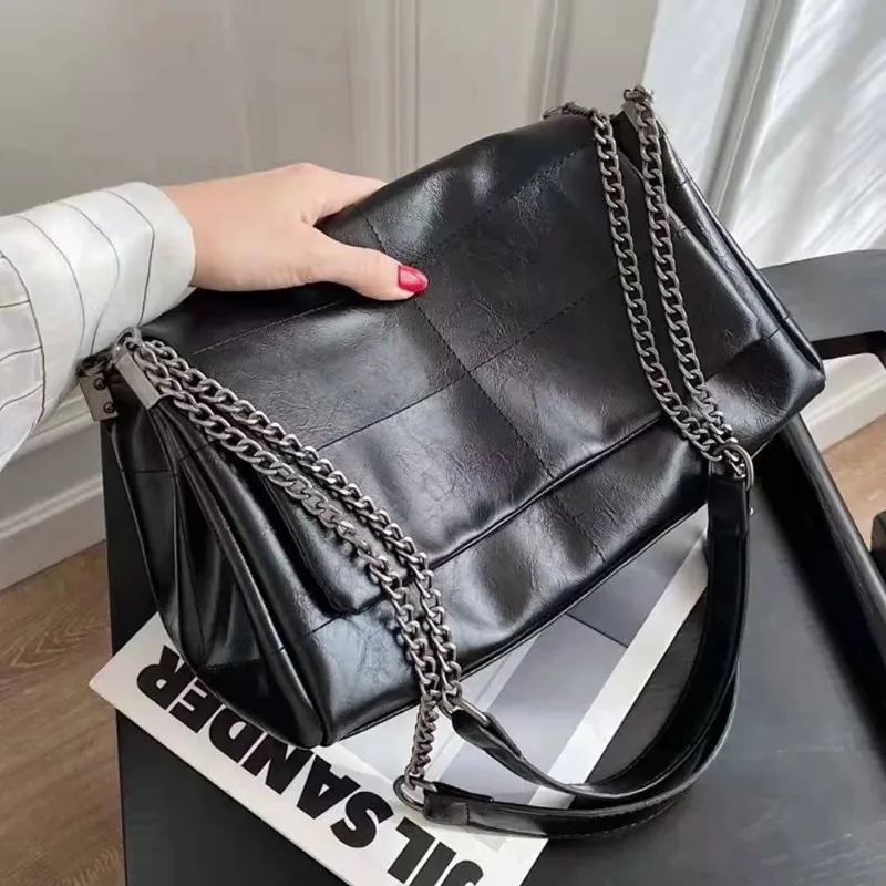 High Quality Women Pu Leather Shoulder Bag Fashion Designer Ladies Messenger Bags New Luxury Female Large Capacity Crossbody Bag
High Quality Women Pu Leather Shoulder Bag Fashion Designer Ladies Messenger Bags New Luxury Female Large Capacity Crossbody Bag