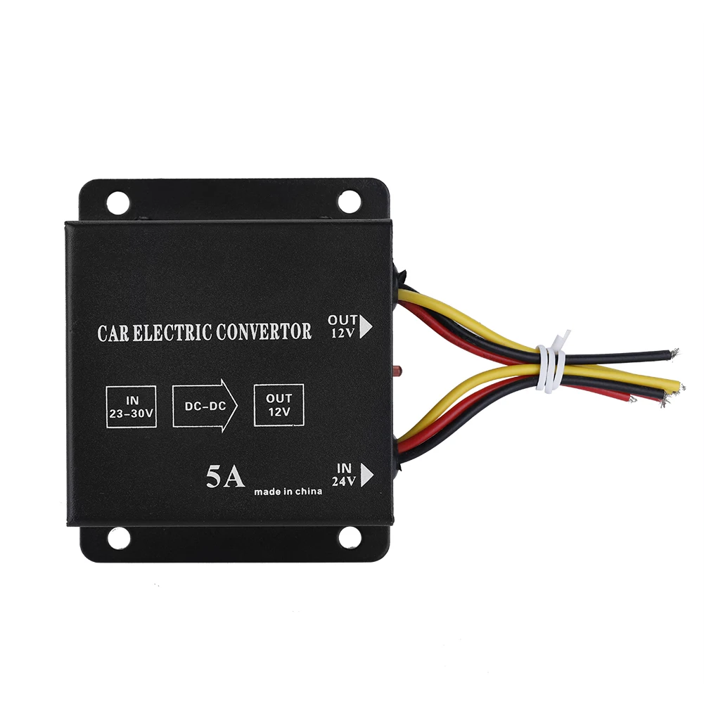 Car Truck 5A 60WDC 24V to 12V Power Converter Electric Voltage Reducer Step-down Transformer DC 24V to 12V Power Converter DC
Car Truck 5A 60WDC 24V to 12V Power Converter Electric Voltage Reducer Step-down Transformer DC 24V to 12V Power Converter DC