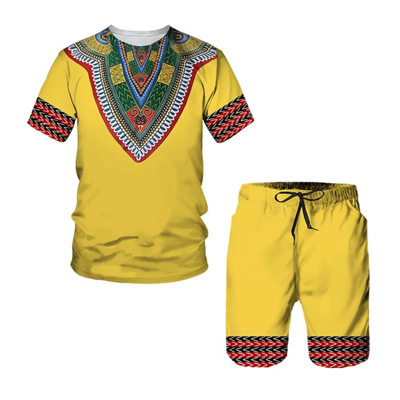 Summer African Clothes For Men 2 Piece Set Vintage Ethnic Clothes Oversized Short Sleeve Shorts Casual Loose Breathable Outfits
Summer African Clothes For Men 2 Piece Set Vintage Ethnic Clothes Oversized Short Sleeve Shorts Casual Loose Breathable Outfits