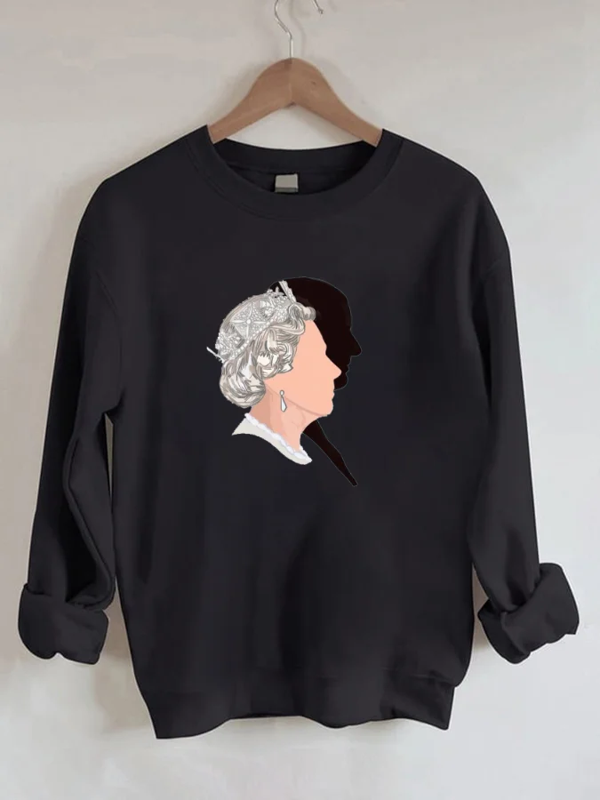 Повседневная Толстовка с круглым вырезом, королева Елизавета II
Повседневная Толстовка с круглым вырезом, королева Елизавета II