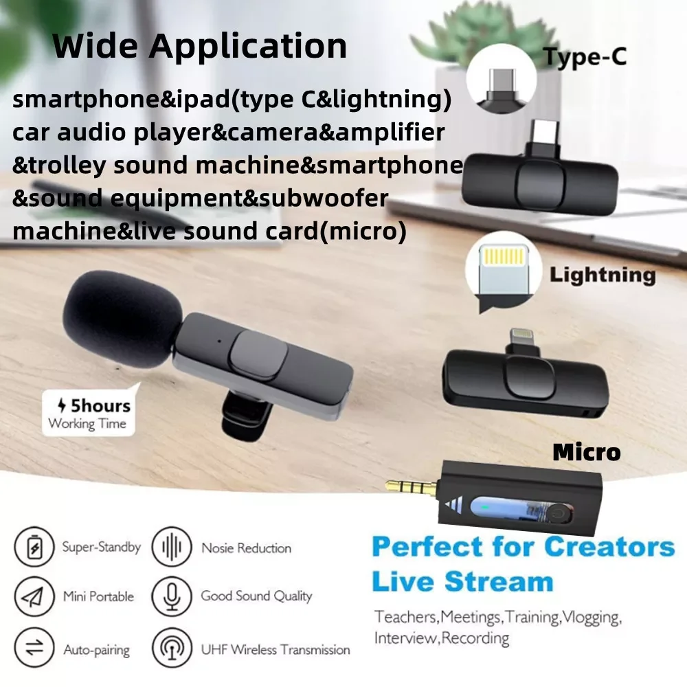 2022 jmt Bluetooth speaker Wireless Lavalier Microphone Portable Audio Video Recording Mini Mic For Mobile Phone Mike Live Game
2022 jmt Bluetooth speaker Wireless Lavalier Microphone Portable Audio Video Recording Mini Mic For Mobile Phone Mike Live Game
