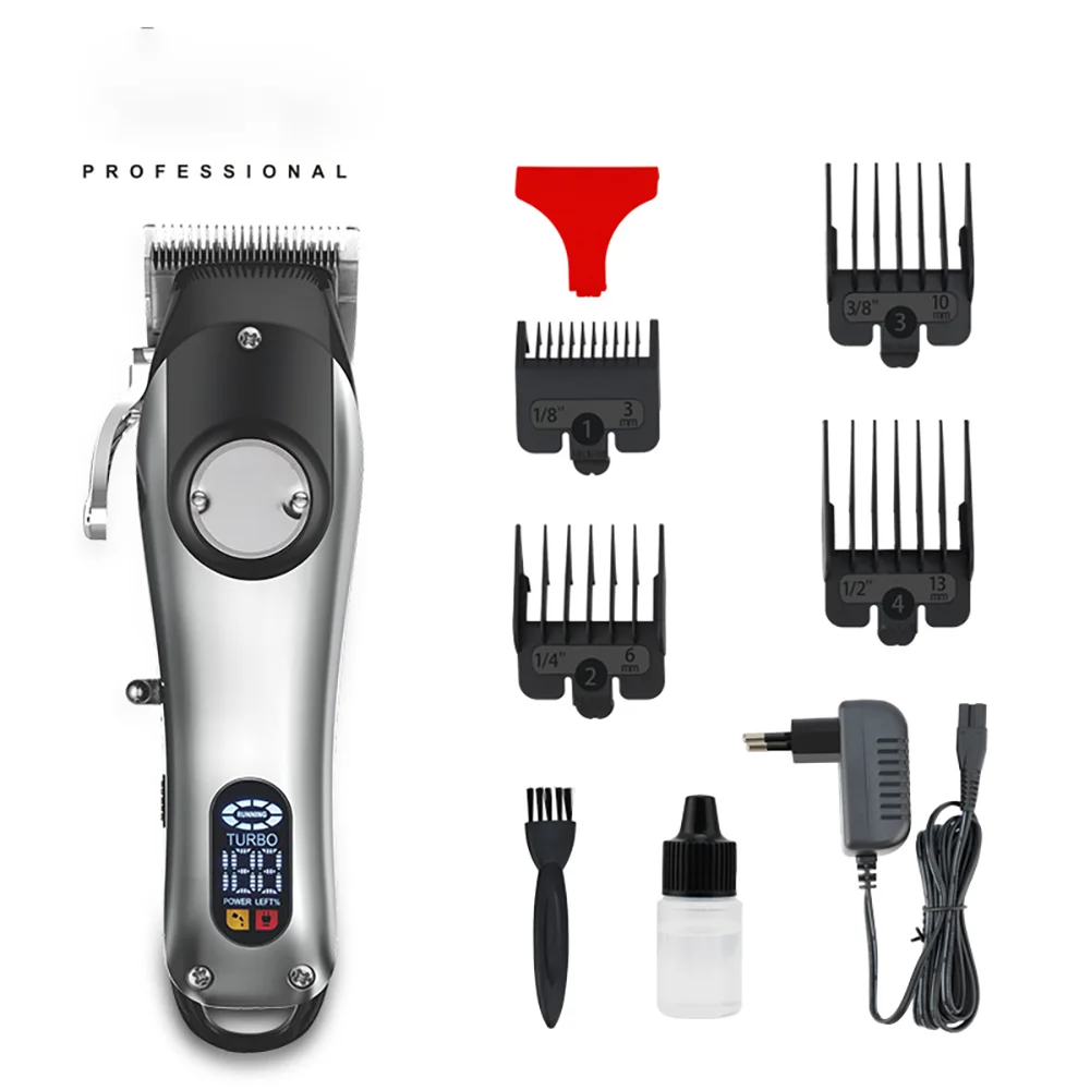 Upgrade Household Rechargeable Hair Clipper, Led Digital Display Trimming Hair Cutting Tool Hair Clipper Birthday Christmas Gift
Upgrade Household Rechargeable Hair Clipper, Led Digital Display Trimming Hair Cutting Tool Hair Clipper Birthday Christmas Gift