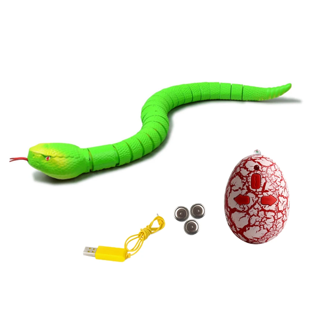 Realistic Snakey Cat Toy Remote Control Snake USB Rechargeable Cat Snake Toys Interactive RC Toy Snake with Infrared Controller
Realistic Snakey Cat Toy Remote Control Snake USB Rechargeable Cat Snake Toys Interactive RC Toy Snake with Infrared Controller