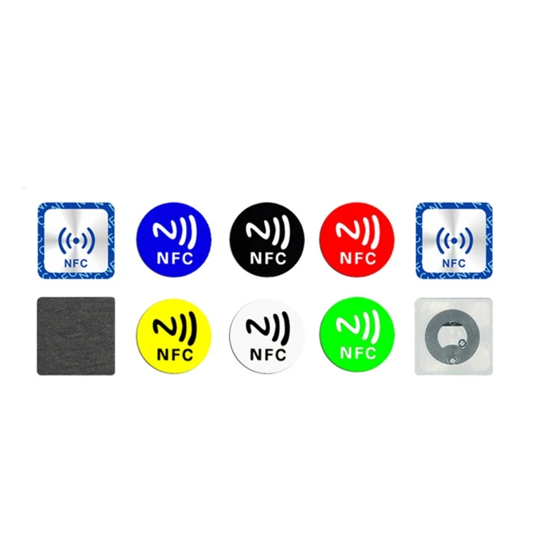 63HD 6pcs Ntag215 504byte NFC Tag NFC215 Label 215 Stickers Tags Badges Lable Sticker 13.56mHz for ios13 automation shortcuts
63HD 6pcs Ntag215 504byte NFC Tag NFC215 Label 215 Stickers Tags Badges Lable Sticker 13.56mHz for ios13 automation shortcuts