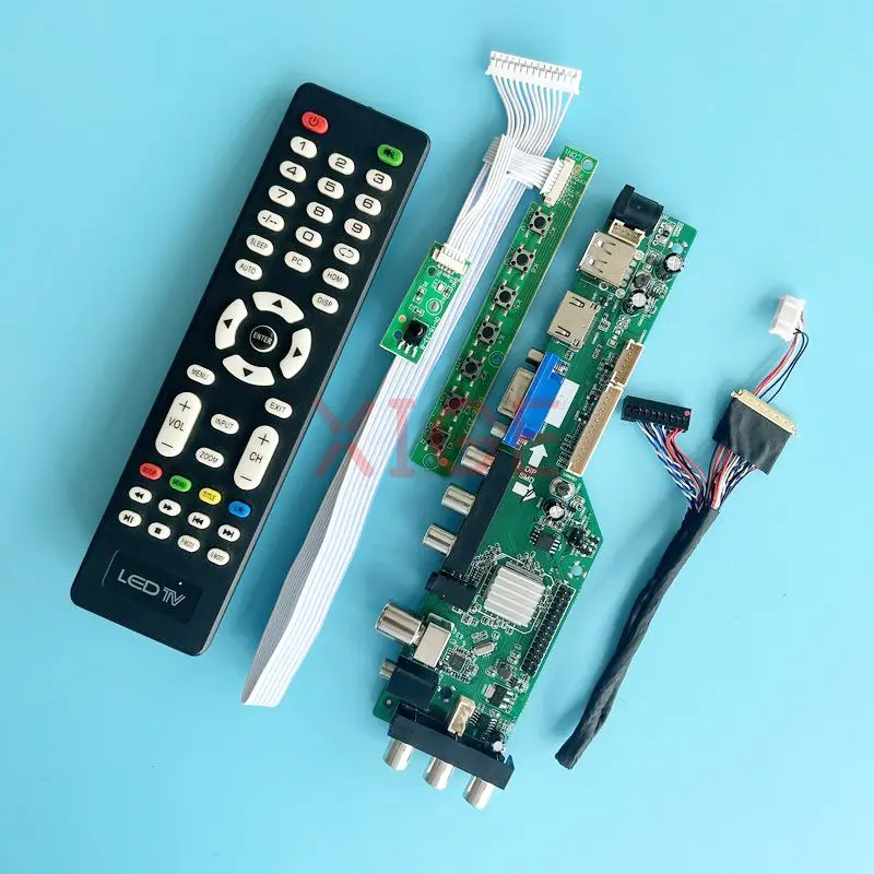 Плата драйвера для CLAA101WA01A CLAA101WB03, набор «сделай сам», цифровой сигнал DVB, 40-контактный дисплей LVDS 10,1 дюйма, дисплей для ноутбука 1366*768, USB + DHMI + VGA + 2AV
Плата драйвера для CLAA101WA01A CLAA101WB03, набор «сделай сам», цифровой сигнал DVB, 40-контактный дисплей LVDS 10,1 дюйма, дисплей для ноутбука 1366*768, USB + DHMI + VGA + 2AV