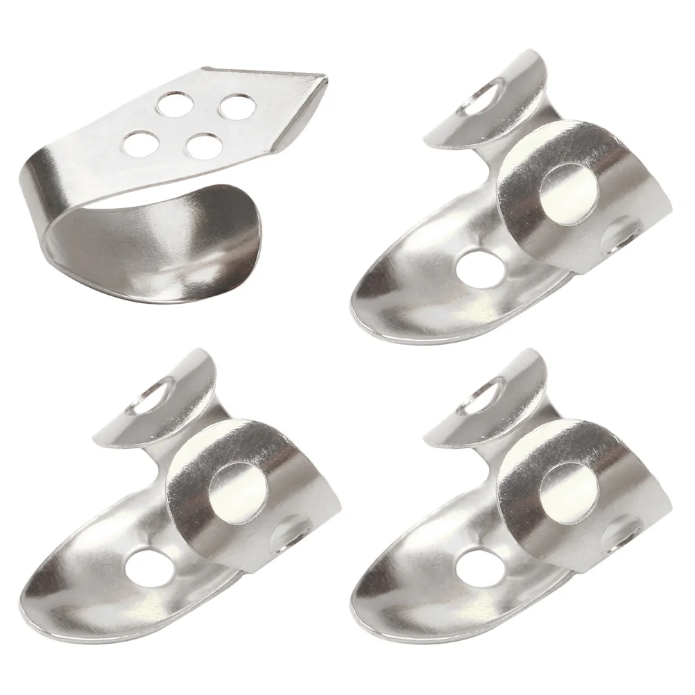 4 PCS Classical Guitar Pick Supplies Parts Metal Bass Thumb Finger Adjustable Plectrum Fingerboard
4 PCS Classical Guitar Pick Supplies Parts Metal Bass Thumb Finger Adjustable Plectrum Fingerboard