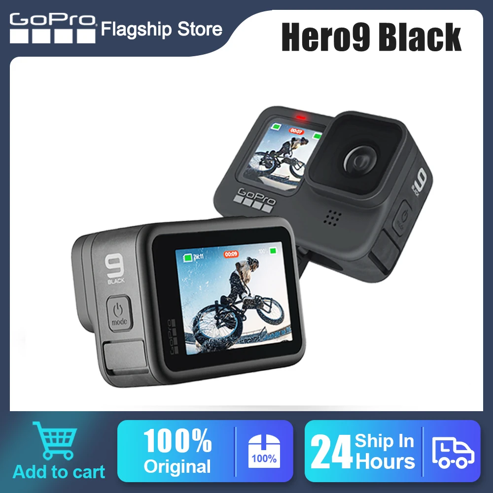 GoPro HERO 9 черная Экшн-камера 5K видео 20 Мп фотографии водонепроницаемая Спортивная камера s цветной фронтальный экран абсолютно новый и оригин...
GoPro HERO 9 черная Экшн-камера 5K видео 20 Мп фотографии водонепроницаемая Спортивная камера s цветной фронтальный экран абсолютно новый и оригин...