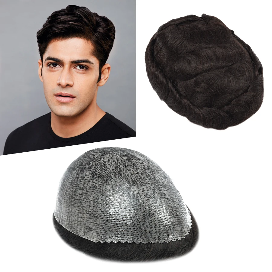 AW Men Toupee100% European Human Hair 8x10'' Men's Capillary Prothesis Hairpiece 0.1-0.12mm Injected Full Skin Hair System Hair
AW Men Toupee100% European Human Hair 8x10'' Men's Capillary Prothesis Hairpiece 0.1-0.12mm Injected Full Skin Hair System Hair