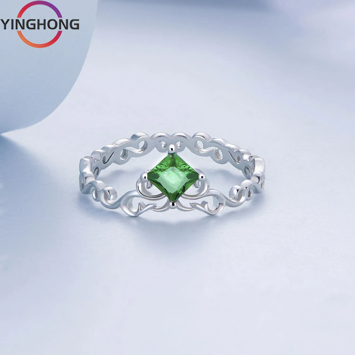 Quexiang S925 Sterling Silver Original Pattern Emerald Ring for Women Y2K Jewelry Charm Fashion Luxury Exquisite Gift
Quexiang S925 Sterling Silver Original Pattern Emerald Ring for Women Y2K Jewelry Charm Fashion Luxury Exquisite Gift