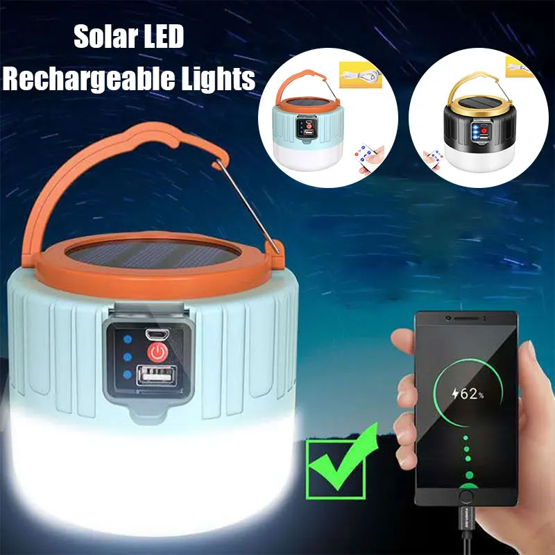 Portable Solar LED Camping Lantern Remote Control Rechargeable Waterproof Flashlight for Night Work Fishing
Portable Solar LED Camping Lantern Remote Control Rechargeable Waterproof Flashlight for Night Work Fishing