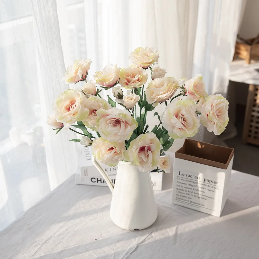 Lisianthus Silk Simulation Flowers Wedding Bouquet Home Decoration Shooting Flores Artificiales Para Decoracion Hogar
Lisianthus Silk Simulation Flowers Wedding Bouquet Home Decoration Shooting Flores Artificiales Para Decoracion Hogar