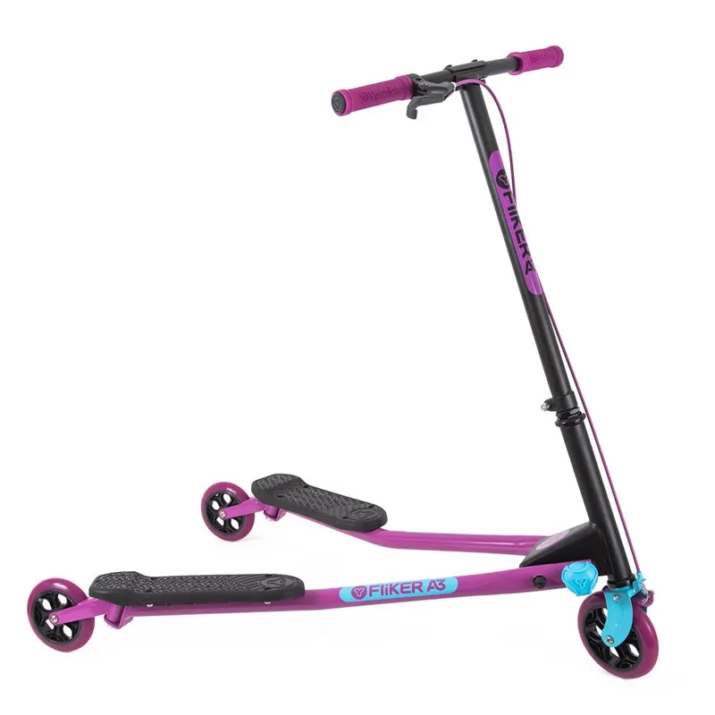 Fliker Air A3 Kids Drifting Scooter, Swing Scooter for Boys and Girls Age 7+ Years (Purple 2)
Fliker Air A3 Kids Drifting Scooter, Swing Scooter for Boys and Girls Age 7+ Years (Purple 2)
