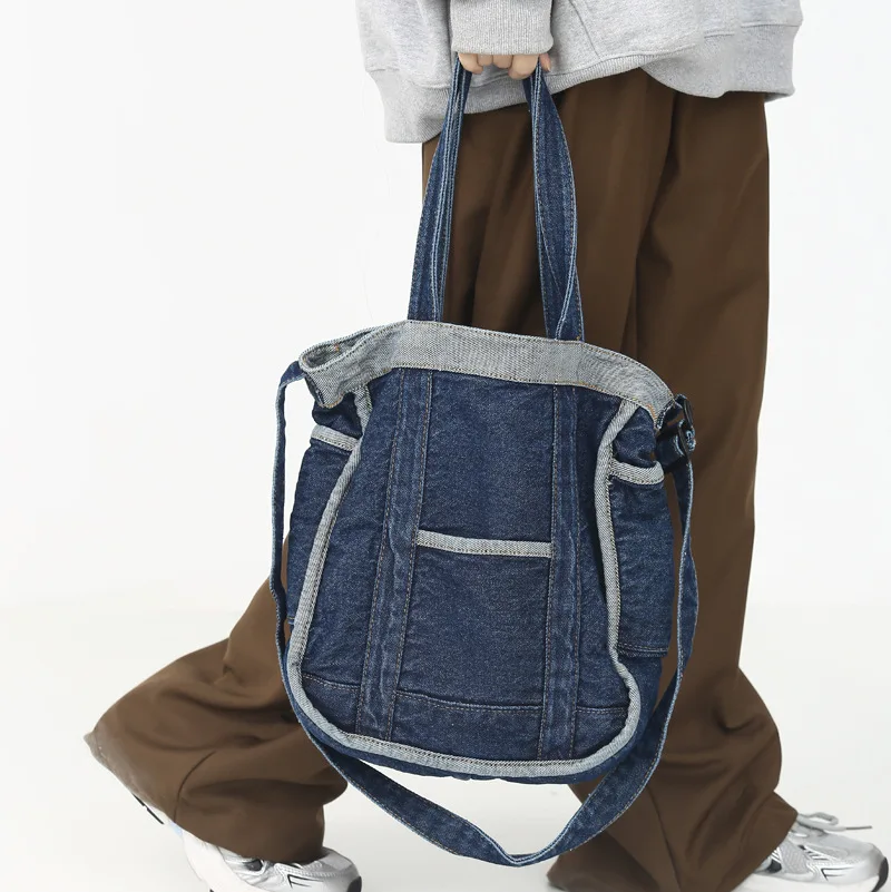 Woman New Brand Tote Pack Spring 2022 Retro Denim Personality All-match Shoulder Bag Fashion Tide Class Crossbody Bags
Woman New Brand Tote Pack Spring 2022 Retro Denim Personality All-match Shoulder Bag Fashion Tide Class Crossbody Bags