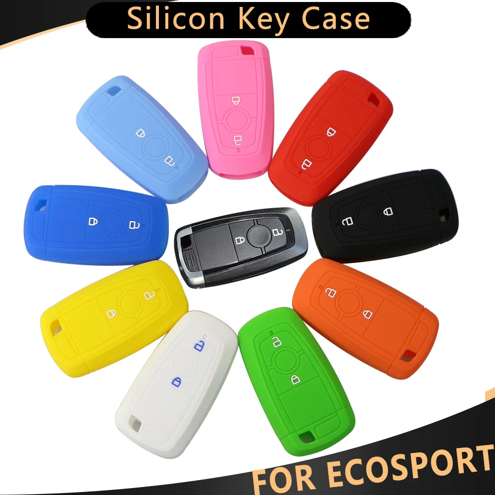 For Ford Ecosport 2018 - 2021 9 Color Silicon Car 2 Button Remote Key Case Cover Bag Shell Holder Protector Accessories
For Ford Ecosport 2018 - 2021 9 Color Silicon Car 2 Button Remote Key Case Cover Bag Shell Holder Protector Accessories