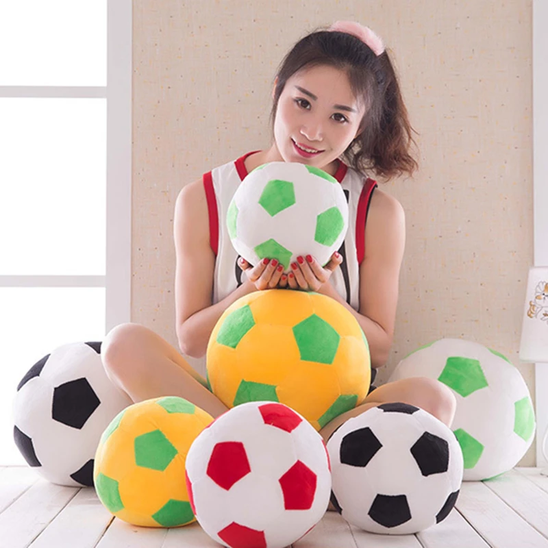 1Pcs Creative Football Shaped Plush Pillow New Soccer Ball Pillow Fluffy Stuffed Plush Throw Soft Durable Sports Toy 4 Colors
1Pcs Creative Football Shaped Plush Pillow New Soccer Ball Pillow Fluffy Stuffed Plush Throw Soft Durable Sports Toy 4 Colors