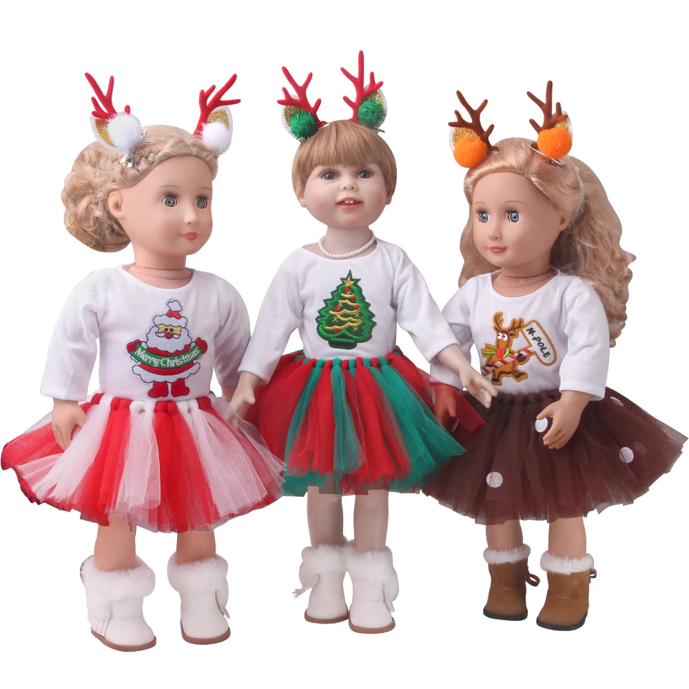 Autumn Winter Christmas Halloween Doll Yarn Skirt + Hairpin for 18Inch American Doll and 43cm Reborn Baby DIY Gift Free Shipping
Autumn Winter Christmas Halloween Doll Yarn Skirt + Hairpin for 18Inch American Doll and 43cm Reborn Baby DIY Gift Free Shipping