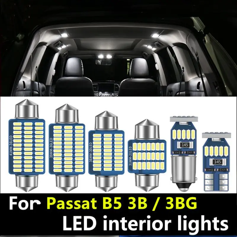 16Pcs For Volkswagen Passat B5 3B/3BG Car Interior LED Reading Light Indoor Roof Trunk License Plate Lights Lights Auto Parts
16Pcs For Volkswagen Passat B5 3B/3BG Car Interior LED Reading Light Indoor Roof Trunk License Plate Lights Lights Auto Parts