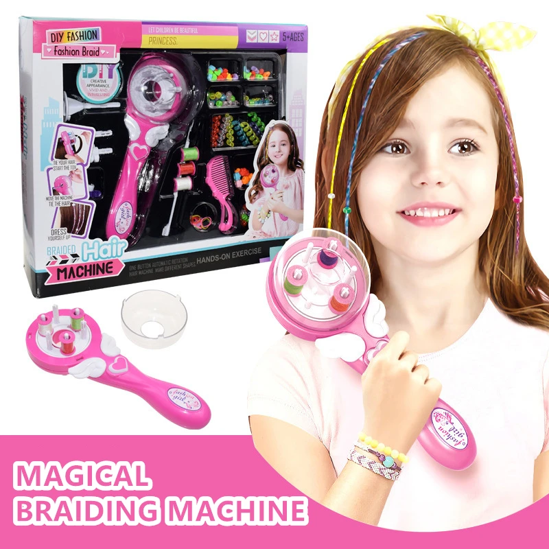 Электрическая автоматическая машинка для плетения волос девочек стильный
