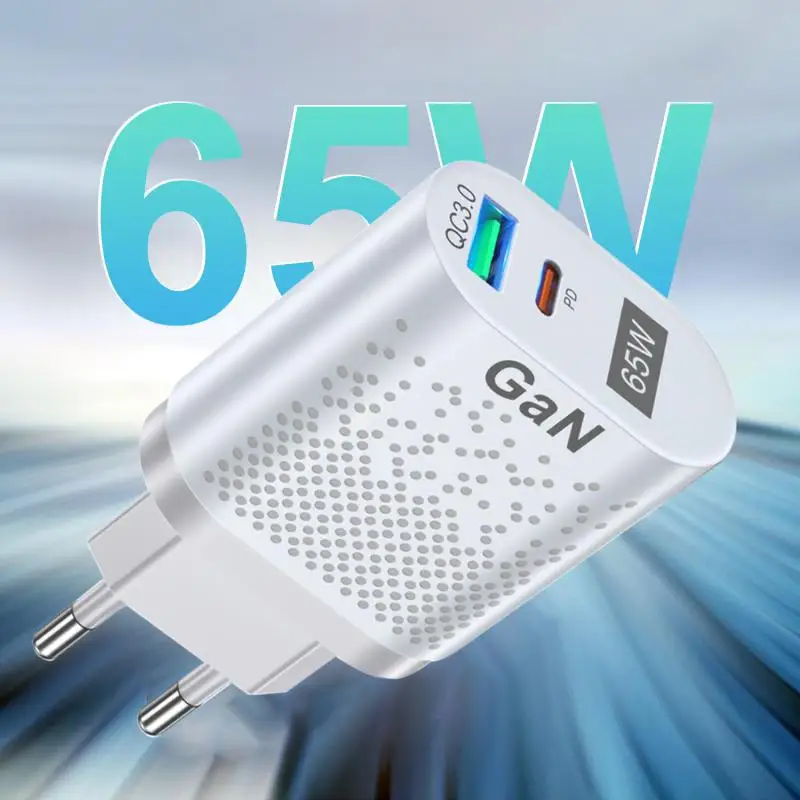 65w Gan Charger Fireproof Quick Charge 65w Wall Charger Kr Plugs Adapter For Iphone 13pro/12 Max Huawei Samsung S22 Qc 3.0
65w Gan Charger Fireproof Quick Charge 65w Wall Charger Kr Plugs Adapter For Iphone 13pro/12 Max Huawei Samsung S22 Qc 3.0
