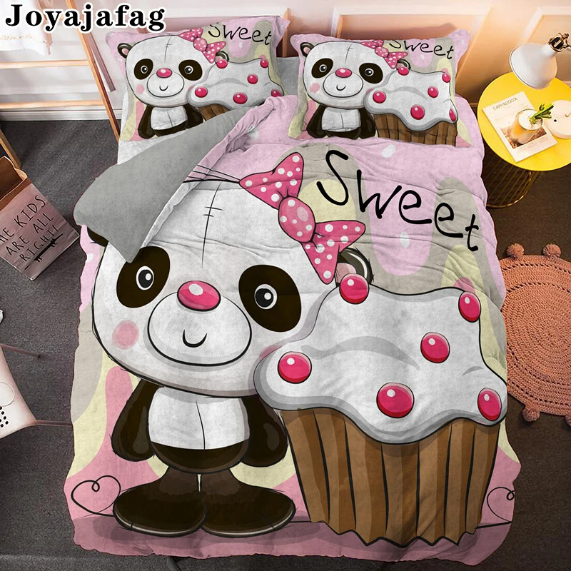 Children Duvet Cover Panda Pattern Quilt Covers With 1/2pcs Pillowcase Single Double Queen King Bedding Set Cute Comforter Cover
Children Duvet Cover Panda Pattern Quilt Covers With 1/2pcs Pillowcase Single Double Queen King Bedding Set Cute Comforter Cover