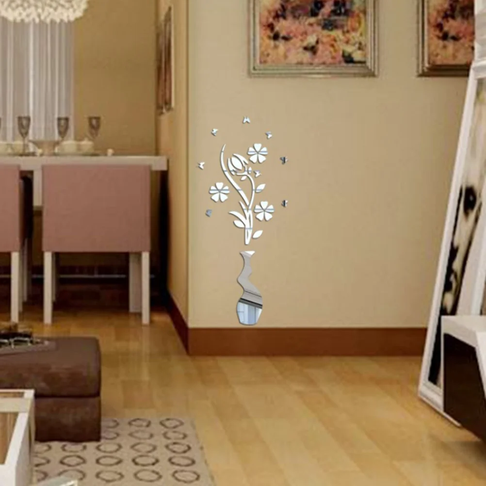 Wall Stickers Mirror Decals Sticker Decor 3D Vaseacrylic Flower Removableliving Room Decal Flowers Decorations Backdrop Family
Wall Stickers Mirror Decals Sticker Decor 3D Vaseacrylic Flower Removableliving Room Decal Flowers Decorations Backdrop Family
