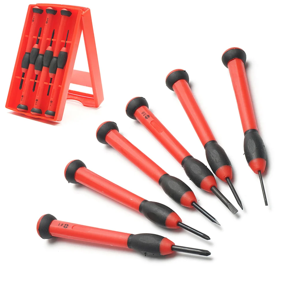 Набор прецизионных отверток 6 шт., наборы шлицевых крестовых отверток, магнитные наконечники для очков, часов, камер, Ремонтный аппаратный и...
Набор прецизионных отверток 6 шт., наборы шлицевых крестовых отверток, магнитные наконечники для очков, часов, камер, Ремонтный аппаратный и...