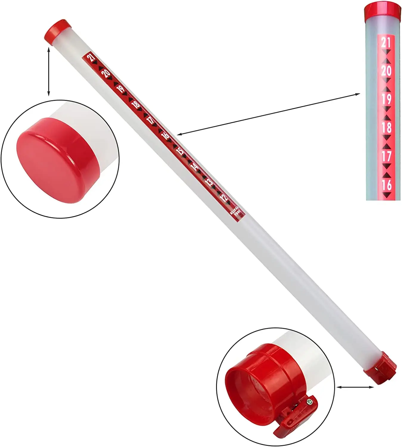 Golf Ball Picker Shag Tube - Plastic with Ball Release Retrievers Collector Grabber Picker Pick Up Sucker Tool
Golf Ball Picker Shag Tube - Plastic with Ball Release Retrievers Collector Grabber Picker Pick Up Sucker Tool