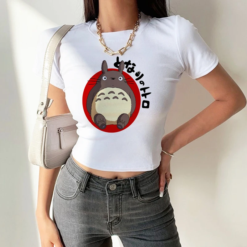 Kawaii Cartoon Totoro T Shirts Summer Y2k Streetwear Women T-shirt Graphic Harajuku Crop Tops Casual Short Sleeve Tees Clothes
Kawaii Cartoon Totoro T Shirts Summer Y2k Streetwear Women T-shirt Graphic Harajuku Crop Tops Casual Short Sleeve Tees Clothes