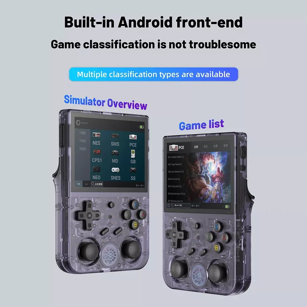 Game Console Portable Classic Game Console Player 3.5-Inch Screen Support 3.5mm Stereo Headset Birthday Gift for Children
Game Console Portable Classic Game Console Player 3.5-Inch Screen Support 3.5mm Stereo Headset Birthday Gift for Children