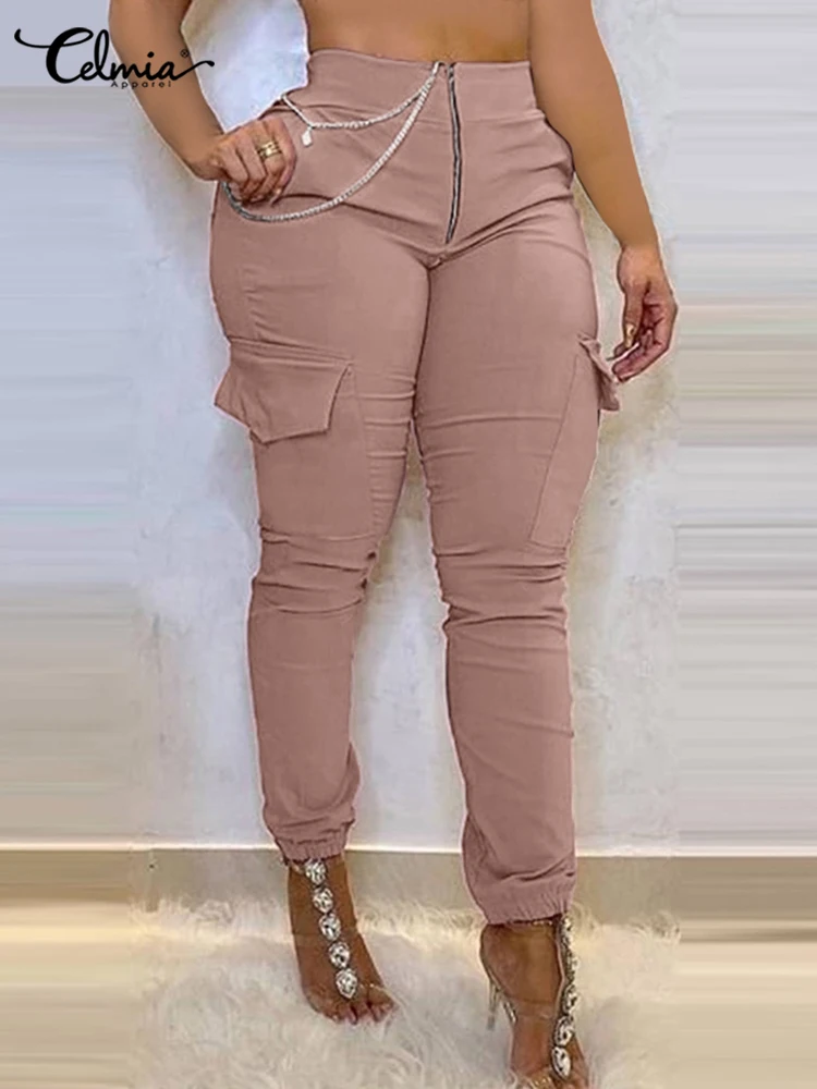Celmia Women Fashion Legging Pants 2022 Spring Casual Elastic Breathable Skinny Trousers Streetwear Zipper Harem Pant Oversized
Celmia Women Fashion Legging Pants 2022 Spring Casual Elastic Breathable Skinny Trousers Streetwear Zipper Harem Pant Oversized