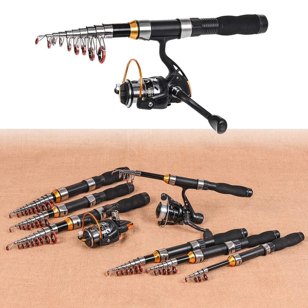 Fishing Rod Combo 1.8-3.6M Telescopic Fishing Rod And Spinning Fishing Reel Fishing Portable Pocket Telescopic Mini Fishing Pol
Fishing Rod Combo 1.8-3.6M Telescopic Fishing Rod And Spinning Fishing Reel Fishing Portable Pocket Telescopic Mini Fishing Pol