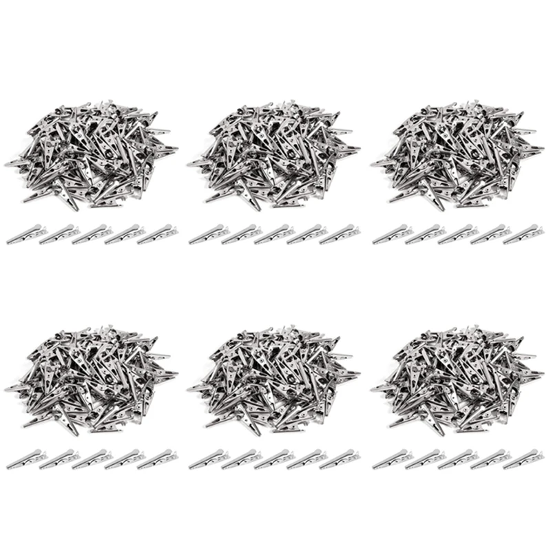600PCS 1.06IN / 27Mm Mini Metal Alligator Clips, Crocodile Clamps Silver Tone Nickel Plated Test Line Spring Clamps.
600PCS 1.06IN / 27Mm Mini Metal Alligator Clips, Crocodile Clamps Silver Tone Nickel Plated Test Line Spring Clamps.