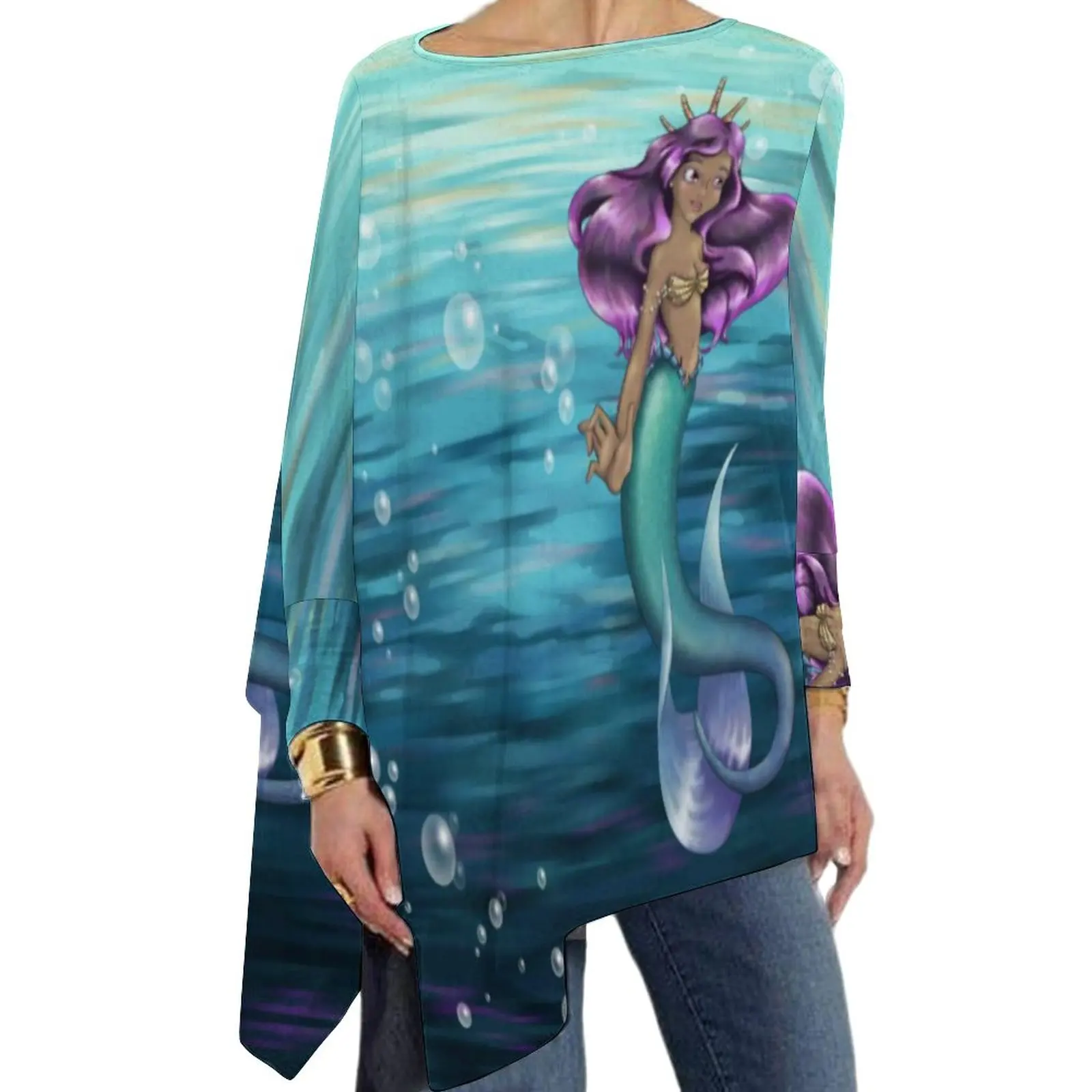 Cartoon Mermaid Lole T Shirt Beach Ocean Street Style Long Sleeve T-Shirts Pattern Trendy Tshirt Autumn Top Tees 4XL 5XL 6XL
Cartoon Mermaid Lole T Shirt Beach Ocean Street Style Long Sleeve T-Shirts Pattern Trendy Tshirt Autumn Top Tees 4XL 5XL 6XL