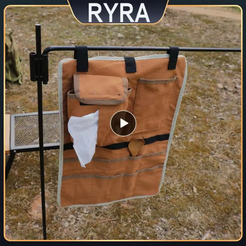Camping Hanging Bag Multifunctional Picnic Tableware Storage Bag Portable Barbecue Cutlery Organizer Hanging Bags Outdoor Tools
Camping Hanging Bag Multifunctional Picnic Tableware Storage Bag Portable Barbecue Cutlery Organizer Hanging Bags Outdoor Tools