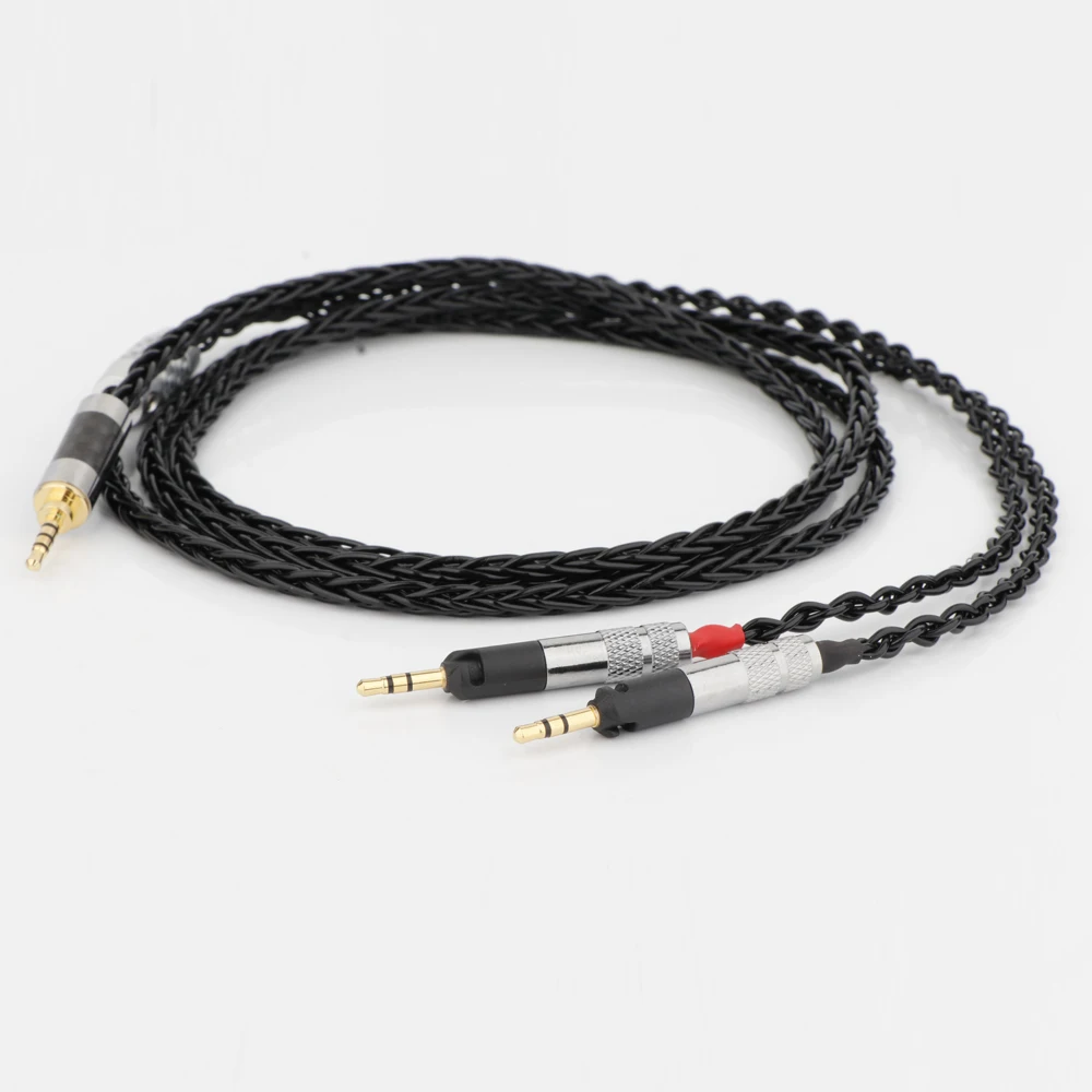 

HIFI 3.5mm Stereo 8 Cores 7N OCC Silver Plated R70X Headphone Upgrade Cable for ATH-R70X R70X R70X5 headphones