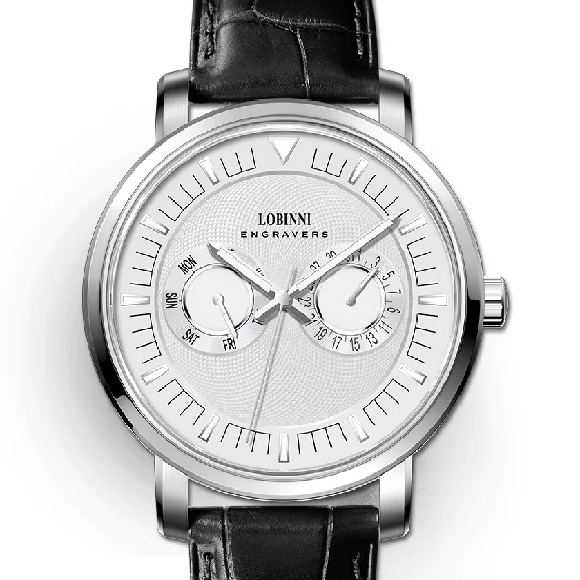 LOBINNI Men Luxury Watch 42MM Vintage Quartz Wristwatch 30M Waterproof Luminous Sapphire Date Week Leather Strap Relogios
LOBINNI Men Luxury Watch 42MM Vintage Quartz Wristwatch 30M Waterproof Luminous Sapphire Date Week Leather Strap Relogios