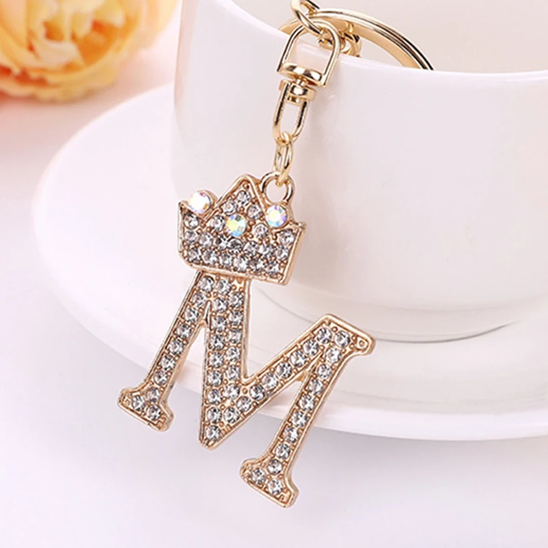 Korean Fashion 26 Letters Elegant Exquisite Micor Inlaid Flash Diamend Keychain Temperament Handbag Backpack Trendy Keychain
Korean Fashion 26 Letters Elegant Exquisite Micor Inlaid Flash Diamend Keychain Temperament Handbag Backpack Trendy Keychain