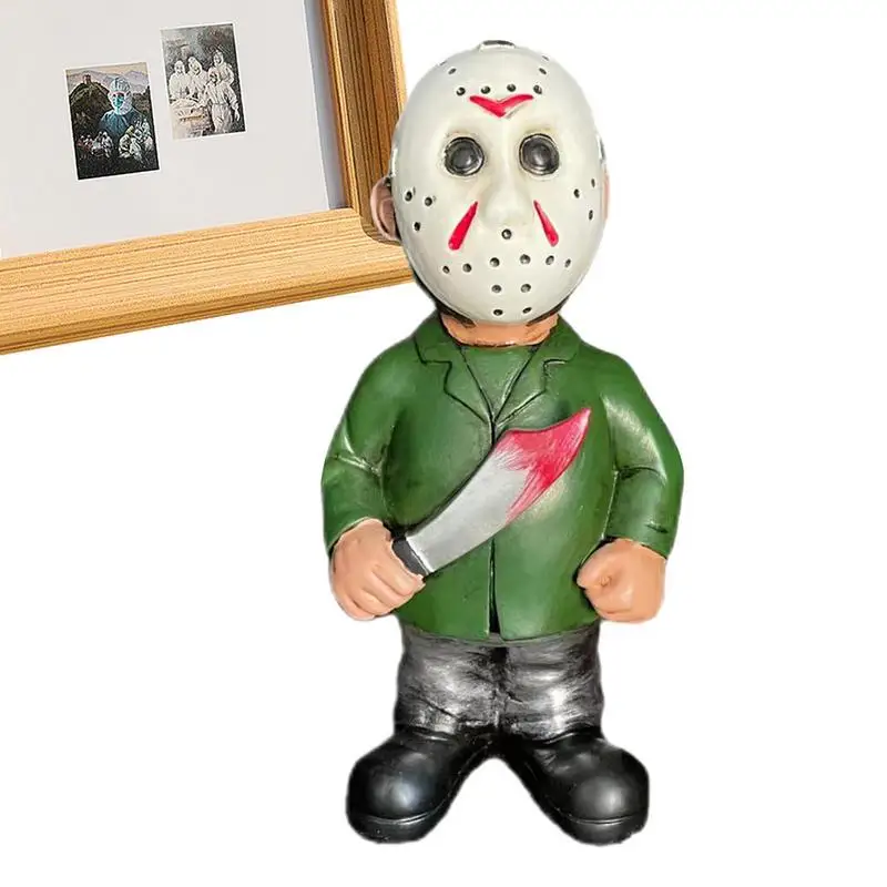 Horror Movie Garden Gnomes Resin Figurine Horror Gnome Statues Halloween Ornament Gnome Statues Home Decor Collectible Figures
Horror Movie Garden Gnomes Resin Figurine Horror Gnome Statues Halloween Ornament Gnome Statues Home Decor Collectible Figures