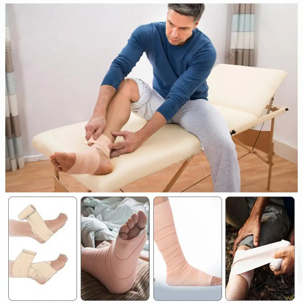 Cotton PBT Elastic Bandage Non-woven Fabric Self-adhesive Breathable Elastic Dressing Medical Nursing Emergency Bandage
Cotton PBT Elastic Bandage Non-woven Fabric Self-adhesive Breathable Elastic Dressing Medical Nursing Emergency Bandage