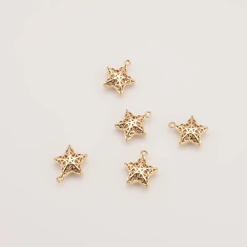 5PCStars Charm Brass With 18k Gold Plated Pendant Open Bezels Hollow Pressed Resin Frame Mold Bezel DIY Jewelry Making
5PCStars Charm Brass With 18k Gold Plated Pendant Open Bezels Hollow Pressed Resin Frame Mold Bezel DIY Jewelry Making